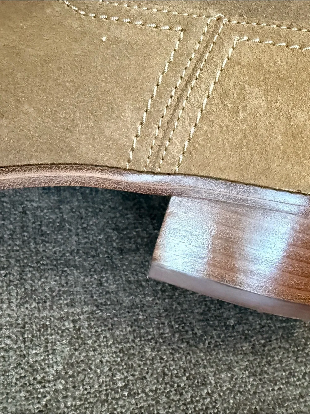 Cole Haan Women's Suede Ankle Boot in Tan